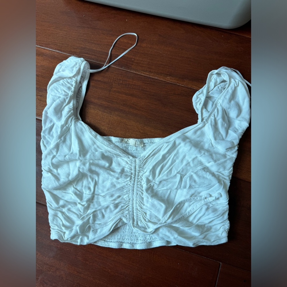 LA hearts cinched top